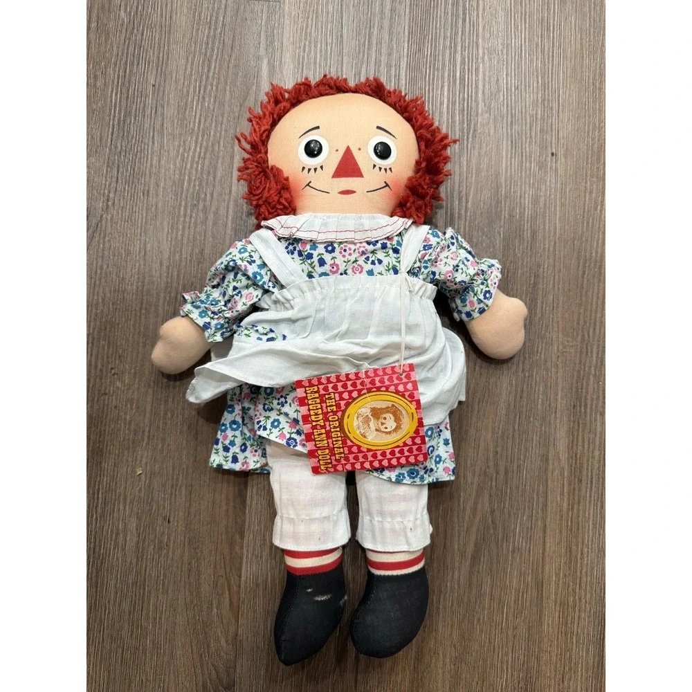 Vintage 70's Knickerbocker‎ Raggedy Ann Doll 15